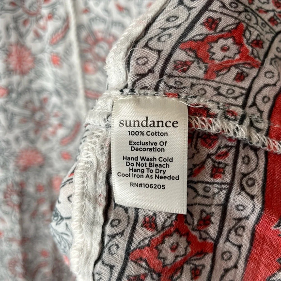 Sundance All At Sea Dress Boho Size XS Red/White/Black Beach Summer - Picture 4 of 12
